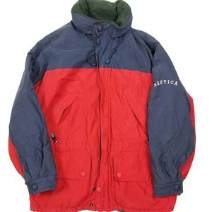 VTG 90's 00's Nautica Windbreaker Heavy Jacket